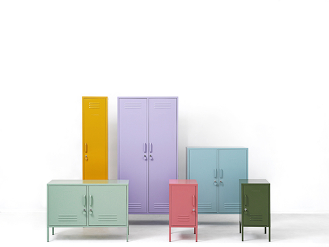 Mustard Made elevates the traditional locker into a stylish, eye-catching, and versatile furnishing, ideal for any room in the home or the office. (Photo: Business Wire)