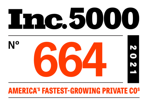 OSC Edge Earns Spot on Inc 5000 List; Ranks 664 on 2021 List of 5000 Fastest Growing Private Companies. (Graphic: Business Wire)