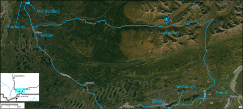 original Figure 1 - Map showing location of the Lucky Shot Project (Graphic: Business Wire)