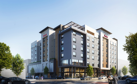 San Jose City Council Approves Urban Catalyst’s Extended-Stay Marriott in City’s Downtown West (Graphic: Business Wire)