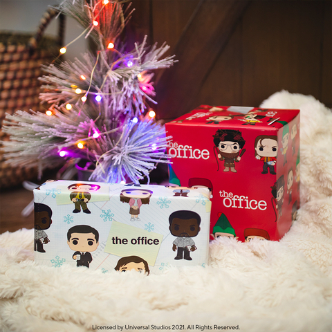Funko Pop!-inspired wrapping paper featuring The Office characters. (Photo: Business Wire)