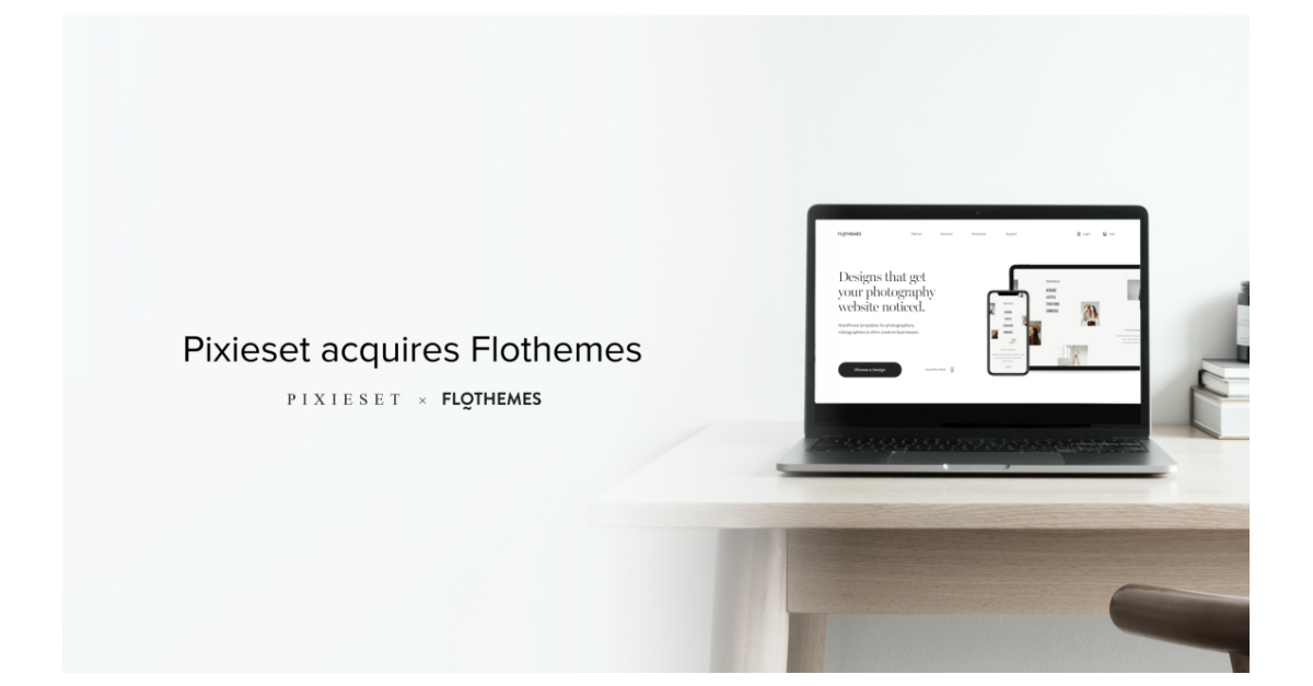 Pixieset Acquires Flothemes, Leading Provider of WordPress Website Designs for Photographers and Creatives