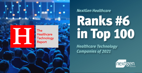 NextGen Healthcare Recognized by Healthcare Technology Report for Its Leadership and Organizational Effectiveness (Graphic: Business Wire)