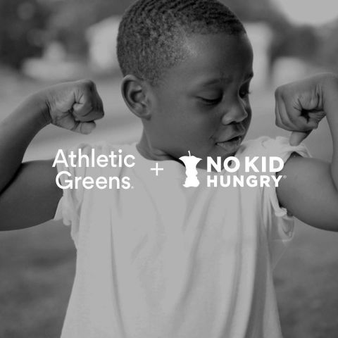 Athletic Greens partners with No Kid Hungry (Graphic: Business Wire)