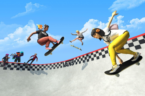Vans Launches “Vans World” Skatepark Experience in the Roblox Metaverse (Graphic: Business Wire)
