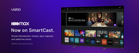 HBO Max, Now on VIZIO SmartCast (Graphic: Business Wire)