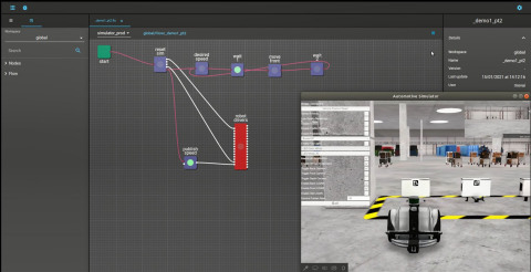 thumbnail The MOV.AI Robotics Engine Platform™, powered by Velodyne Lidar’s Puck™ sensors, helps autonomous mobile robots (AMR) manufacturers quickly develop and deploy robots that can operate in dynamic environments in which humans, manual machines and robots work side by side. The platform allows mobile robots to traverse outside controlled situations and safely function in unfamiliar and unpredictable settings. (Photo: MOV.AI)