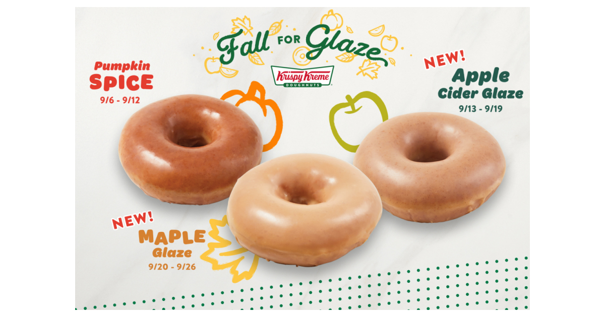 America will ‘Fall for Glaze’ with KRISPY KREME’S® AllNew Apple Cider