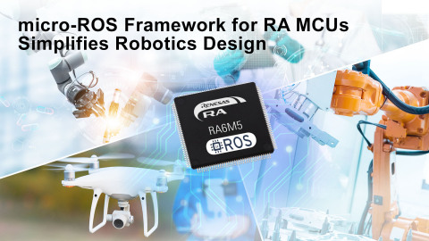 micro-ROS Framework for RA MCUs Simplifies Robotics Design (Graphic: Business Wire)