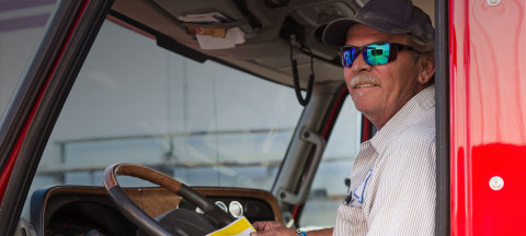 C.H. Robinson asks the nation to write thank-you notes to truck drivers.(Photo: Business Wire)