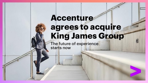 Accenture to Acquire King James Group putting creativity at the center of experience-led transformation (Photo: Business Wire)