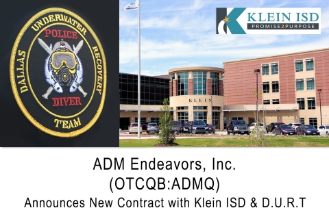 ADMQ New Contract with Klein ISD and D.U.R.T (Graphic: Business Wire)