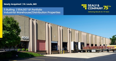 original 4001 Lakefront Circle, one of the five buildings in the 554,007 SF Distribution Portfolio acquired by Sealy & Company. (Photo: Business Wire)