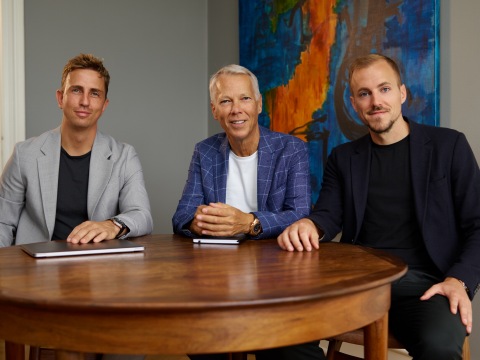 Andreas Cleve, Co-founder & CEO / Lars Marcher, Chairman of the Board / Lars Maaløe, Co-founder & CTO (Photo: Business Wire)