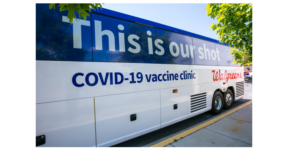 Walgreens Mobile Clinic Administers COVID19 and Flu Vaccines at
