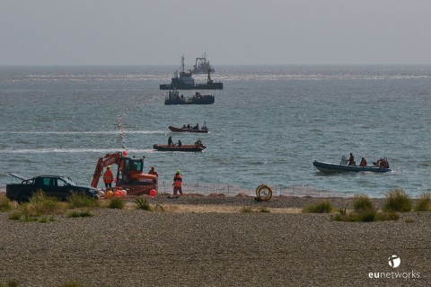 thumbnail Cable shore-end work at Lowestoft (Photo: Business Wire)