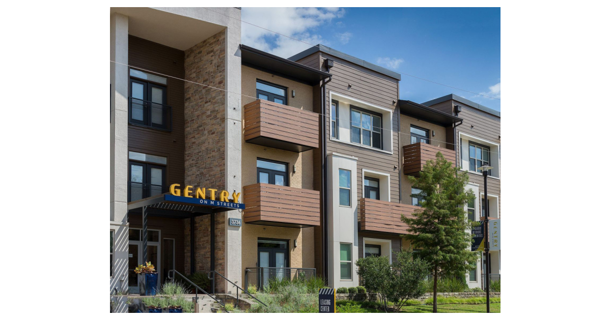 An Affiliate of Walton Street Acquires Gentry on M Streets, a 180unit