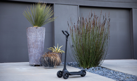 Kick scooter printed with Stratasys Dura56 by LOCTITE (Photo: Business Wire)