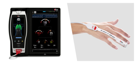 original Masimo Root® with the Single-patient-use rainbow® SuperSensor™ (Graphic: Business Wire)