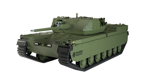 The leading European robotics and autonomous systems developer Milrem Robotics is to develop a new Robotic Combat Vehicle (RCV) named Nordic Robotic Wingman in cooperation with the leading technology and defence supplier, Kongsberg Defence & Aerospace (KONGSBERG). (Photo: Business Wire)