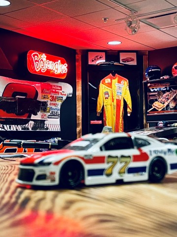 Dale Earnhardt Jr. partners with Bojangles to unveil the Bojangles Studio, where he records his current podcast The Dale Jr. Download (Photo: Bojangles)