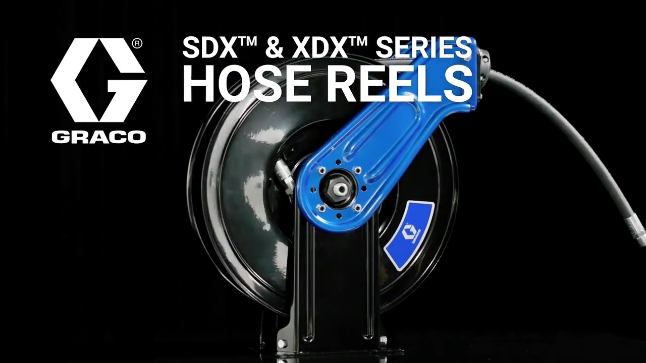 Introducing Graco's SDX & XDX Series Hose Reels.