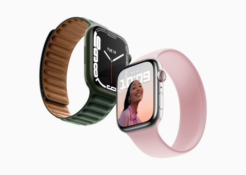 Introducing Apple Watch Series 7, featuring the largest, most advanced display. (Graphic: Business Wire)