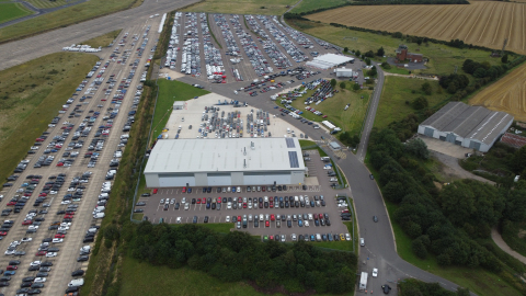 Bedford: one of six sites Cazoo now owns as part of its acquisition of SMH Fleet Solutions one of the UK's leading vehicle preparation, logistics and storage businesses. (Photo: Business Wire)