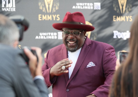 73rd Emmy Awards host Cedric The Entertainer at the Emmys Press Preview in North Hollywood, California, on Sept. 15, 2021. (Photo by Danny Moloshok/Invision for the Television Academy/AP Images)