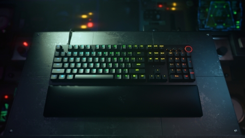 The Razer Huntsman V2 - The fastest, most advanced optical gaming keyboard in the world. (Photo: Business Wire)