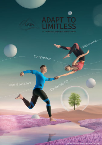 thumbnail LYCRA® ADAPTIV纤维——来自FCB的新创意宣传活动（照片：美国商业资讯）