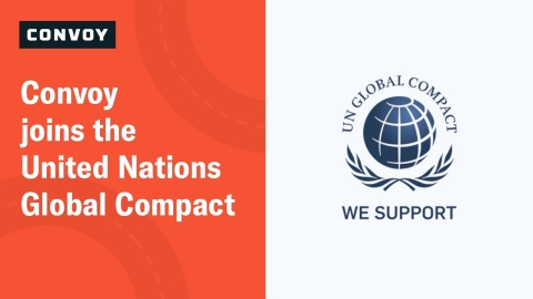 Convoy Joins the United Nations Global Compact (Graphic: Business Wire)