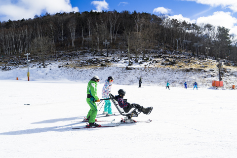 Dual skiing in Japan’s Southern Alps (c)Fujimi Kogen Resort