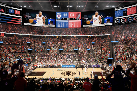 Intuit Dome, Home of the LA Clippers: Interior Rendering (Photo: Business Wire)