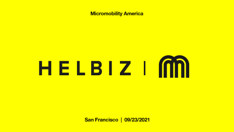 Helbiz starring at MicroMobility.io in San Francisco (Photo: Business Wire)