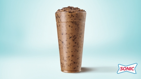 Blending decadent mocha fudge and chocolate espresso chunks into SONIC’s creamy Real Ice Cream, the SONIC Mocha Crunch Blast offers a sweet pick-me-up at any time of day. (Photo: Business Wire)