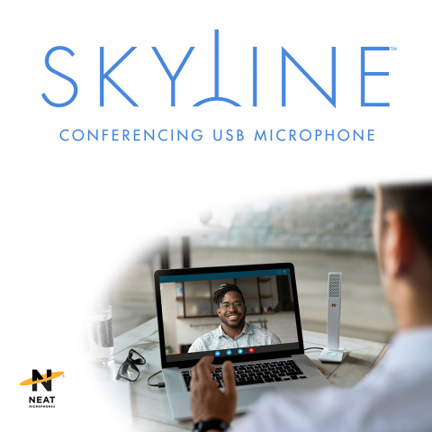 Neat Microphones' Skyline desktop USB mic will be available in black or white for a MSRP of $69.99 when it launches in October. Pre-order now at www.neatmic.com. (Graphic: Business Wire)