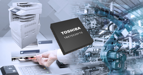 Toshiba: TB67S539FTG, a 40V/2.0A stepping motor driver with resistorless current sensing. (Graphic: Business Wire)