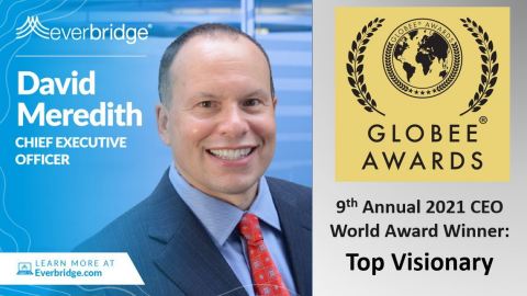 Everbridge Chief Executive Officer David Meredith Wins 2021 Globee® CEO World Award as a Top Visionary (Photo: Business Wire)