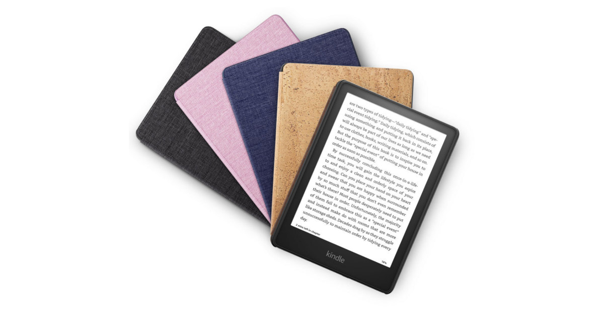 Ad-Supported Wifi and Power Adapter Kindle Paperwhite Essentials Bundle including Kindle Paperwhite Leather Cover 