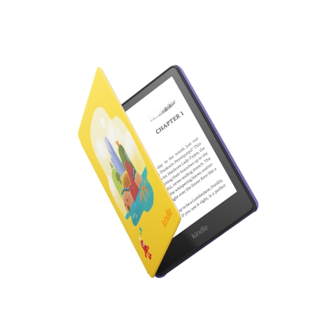 Kindle Paperwhite Kids includes a one-year subscription to Amazon Kids+ with access to thousands of books, a kid-friendly cover, and a 2-year worry-free guarantee. (Photo: Business Wire)