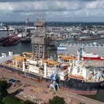 「Hidden Gem」がザ・メタルズ・カンパニーの団塊回収船に改造されるためにロッテルダムに到着