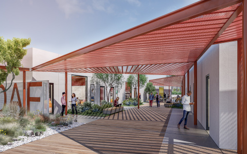 Suffolk has been selected as the design builder of the Pierce College Child Development Academic Facility, which is estimated to be completed in 2023. Copyright Hawkins Brown and RACAIA. (Photo: Business Wire)