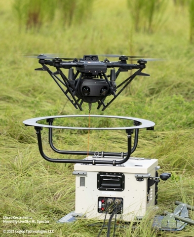 thumbnail Powerful and portable, MicroKestrel can be deployed at a moment's notice to deliver real-time imagery and provide wide-area situational awareness to users on the ground. (Photo: Business Wire)