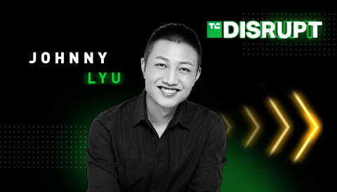 KuCoin CEO Johnny Lyu delivered keynote speech at the TechCrunch Disrupt 2021 (Graphic: Business Wire)