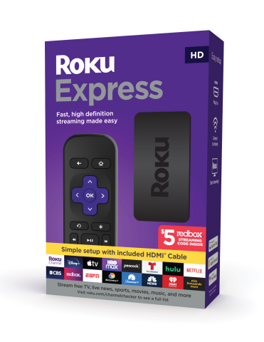 Redbox announced it has signed a promotional agreement with Roku to further attract multi-platform users to the Redbox streaming app. Starting now through mid-2022, consumers will receive a $5 streaming code on Roku players sold exclusively at Walmart. Consumers can then redeem these codes by downloading the Redbox app via their Roku player and the credit is immediately available to use towards movie rentals. (Photo: Business Wire)