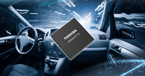 Toshiba: a pre-driver IC "TB9083FTG" for automotive applications including brushless motors for electric power steering systems and electric brakes. (Graphic: Business Wire)