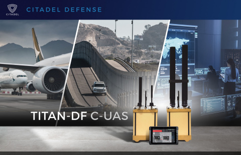 Titan Drone Finder (Titan DF) was designed and developed alongside operators to meet critical CUAS mission requirements from the U.S. Military and Government. This is the latest product to be added to Citadel's family of CUAS solutions. Contact info@dronecitadel.com to learn more. (Photo: Business Wire)