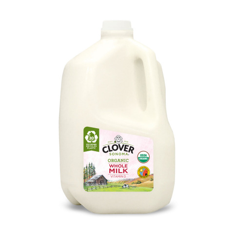 Clover Sonoma® Announces First Post-Consumer Recycled Gallon Milk Jug in the United States (Photo: Business Wire)