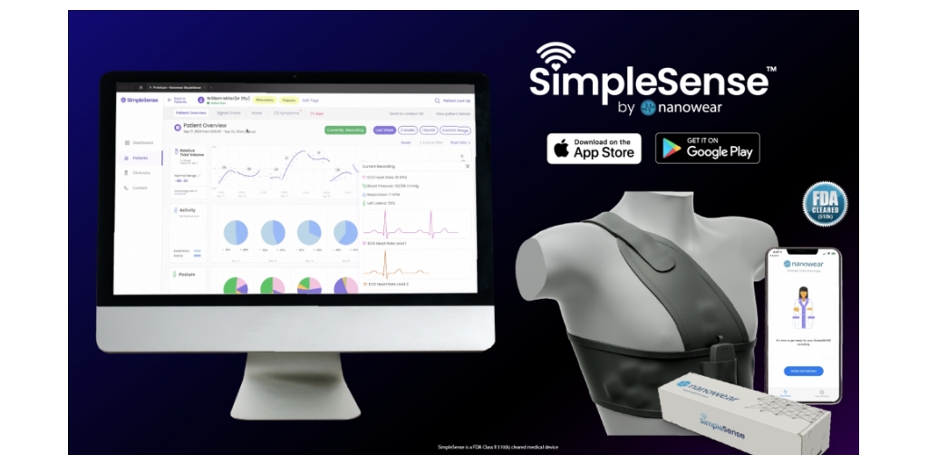 FDA Clears Nanowear's SimpleSense Non-Invasive Continuous Blood